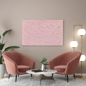 Open image in slideshow, Blush Pink Textured Wall Canvas
