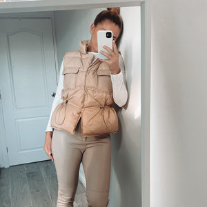 Open image in slideshow, Stone Puffer Gilet
