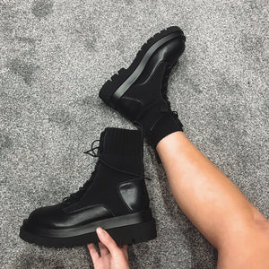 Open image in slideshow, Black Chunky Boots
